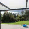Pergola alu auvent ollymp NYX toiture alvéolaire
